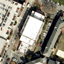 Volleyball Court, Raleigh, NC — aerial view