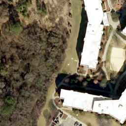 Sand Volleyball Court, Raleigh, NC — aerial view