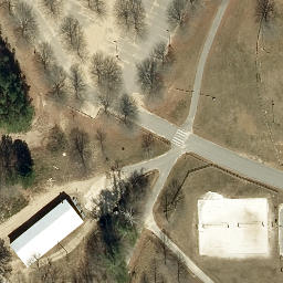 Catawba Meadows Sand Volleyball Court — aerial view