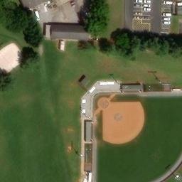 Maryville College Sand Volleyball — aerial view
