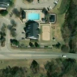 Volleyball Court, Spring Hill, TN — aerial view