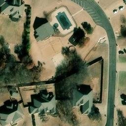 Highland Trails Volleyball Court — aerial view