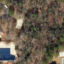 Sand Volleyball Court, Cary, NC — aerial view
