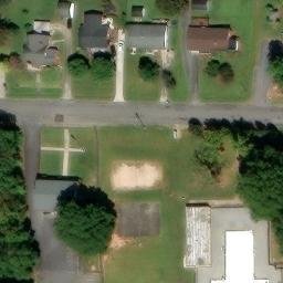 Sand Volleyball Court, Asheboro, NC — aerial view