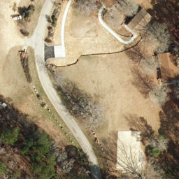 Volleyball Court, NC — aerial view