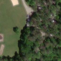 Sand Volleyball Court, TN — aerial view