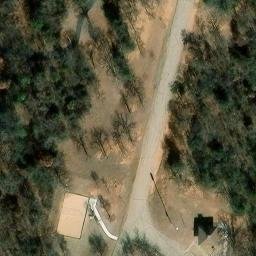 Volleyball Court, Edmond, OK — aerial view