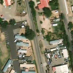 Volleyball Court, Santa Fe, NM — aerial view