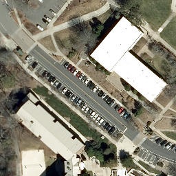Volleyball Court, Asheville, NC — aerial view