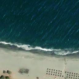 Sand Volleyball Court — aerial view