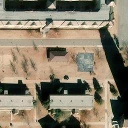 Volleyball Court, Oklahoma City, OK — aerial view