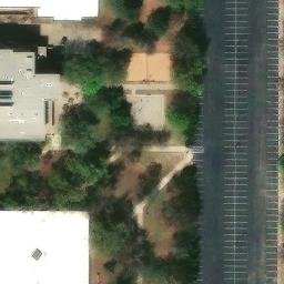 Sand Volleyball Court, Oklahoma City, OK — aerial view