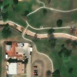 Sand Volleyball Court, Oklahoma City, OK — aerial view