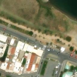 Sand Volleyball Court — aerial view