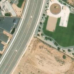 Sand Volleyball Court, Rio Rancho, NM — aerial view