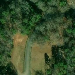 Sand Volleyball Court, NC — aerial view