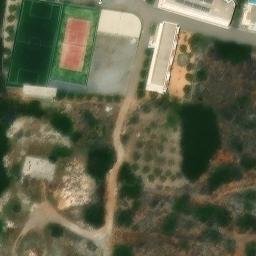 Sand Volleyball Court — aerial view