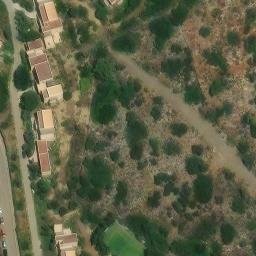 Grass Volleyball Court — aerial view