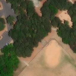 Sand Volleyball Court, Charlotte, NC — aerial view