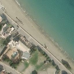 Sand Volleyball Court — aerial view