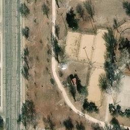 Sand Volleyball Court, Amarillo, TX — aerial view