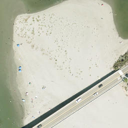 Sand Volleyball Court, Avila Beach, CA — aerial view