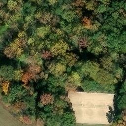 Sand Volleyball Court, Charlotte, NC — aerial view