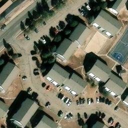 Sand Volleyball Court, Amarillo, TX — aerial view
