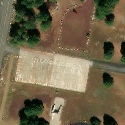 Volleyball Court, AZ — aerial view