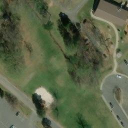 Sand Volleyball Court, Charlotte, NC — aerial view