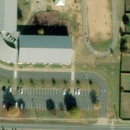 Volleyball Court, Conway, AR — aerial view