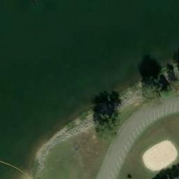 Sand Volleyball Court, TN — aerial view