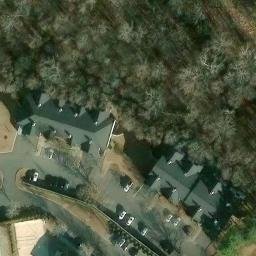 Sand Volleyball Court, Charlotte, NC — aerial view