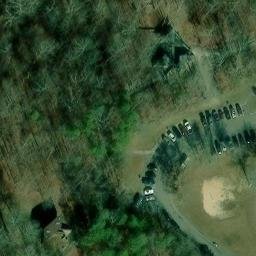 Sand Volleyball Court, TN — aerial view
