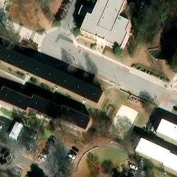 Volleyball Court, Chattanooga, TN — aerial view