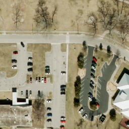 Sand Volleyball Court, Fayetteville, NC — aerial view