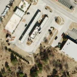 Sand Volleyball Court, Fayetteville, NC — aerial view