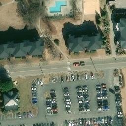 Sand Volleyball Court, Wingate, NC — aerial view