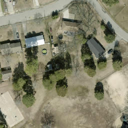 Volleyball Court, Rock Hill, SC — aerial view