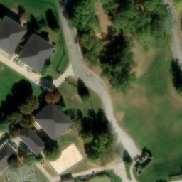 Sand Volleyball Court, Spartanburg, SC — aerial view