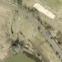 Volleyball Court, SC — aerial view