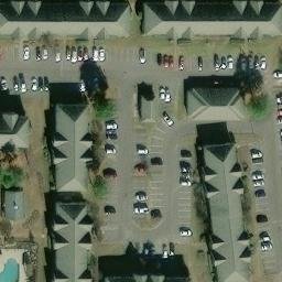 Volleyball Court, Southaven, MS — aerial view