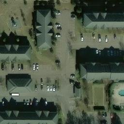 Sand Volleyball Court, Horn Lake, MS — aerial view
