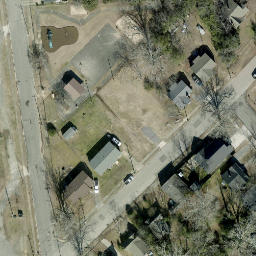 Sand Volleyball Court, Rock Hill, SC — aerial view