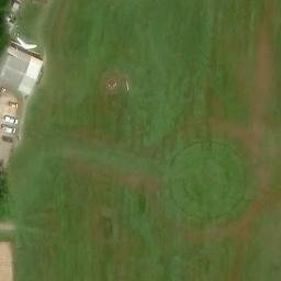 Sand Volleyball Court, GA — aerial view