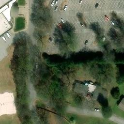 Sand Volleyball Court, Greenville, SC — aerial view