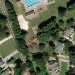 Volleyball Court, SC — aerial view