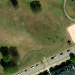 Sand Volleyball Court, Greenville, SC — aerial view