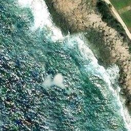 Sand Volleyball Court — aerial view