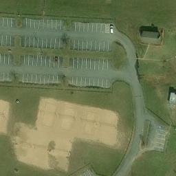 Sand Volleyball Court, Little Rock, AR — aerial view